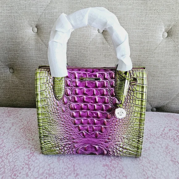 NWT Brahmin Limeade Ombre Melbourne Small Caroline - Picture 12 of 16